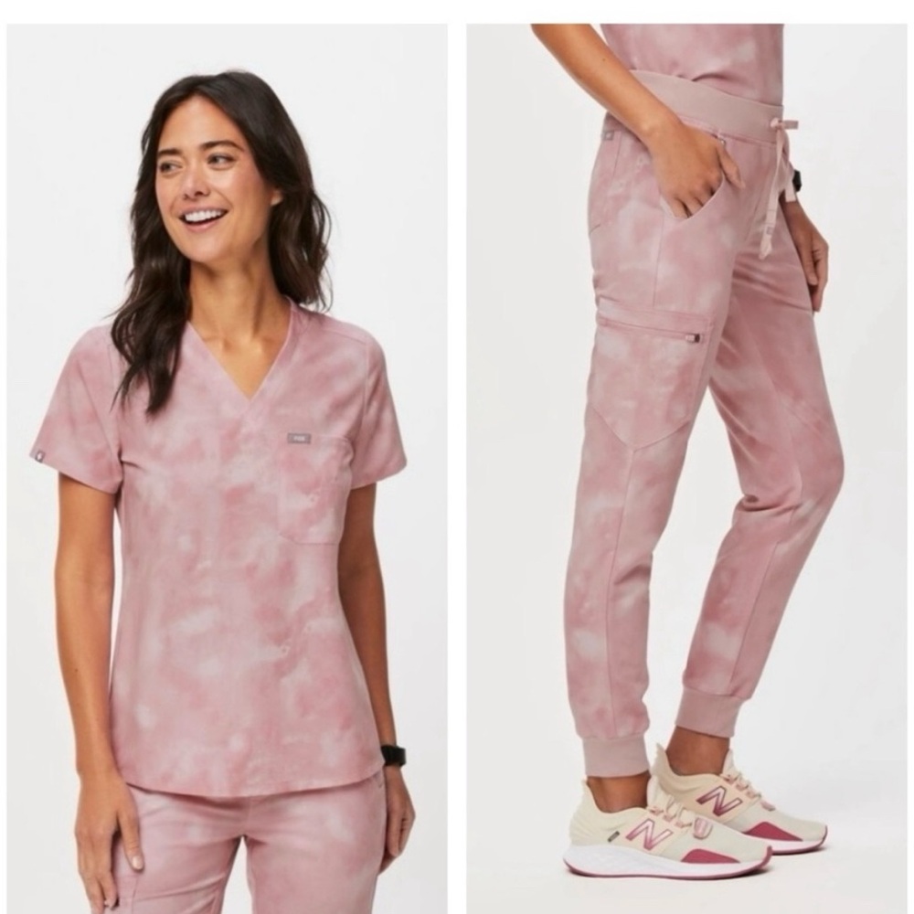 Limited edition FIGs Marble Rose scrubs Scrub Set XS